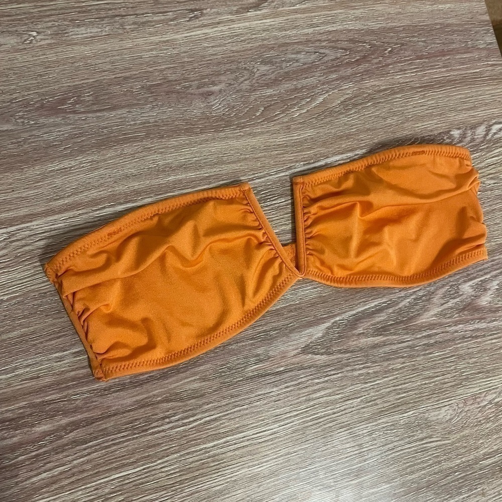H&M orange bikini top